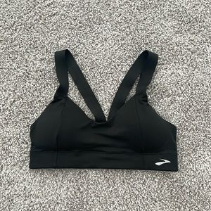 Brooks Women’s Black Padded Sports Bra - Size Small S